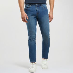 Jeans Regular Tiro Medio Slim Hombre Peroe