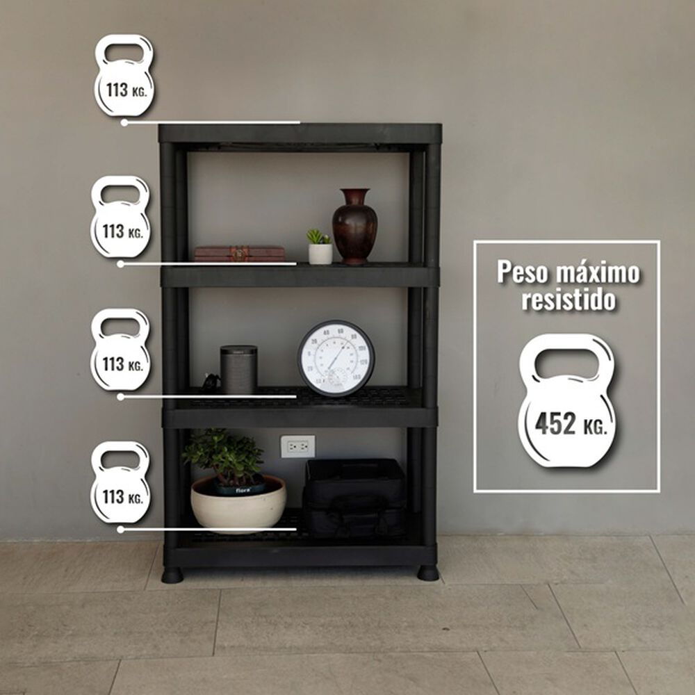 Estante Plástico X-treme 4 Repisas 84x40x140cm image number 5.0