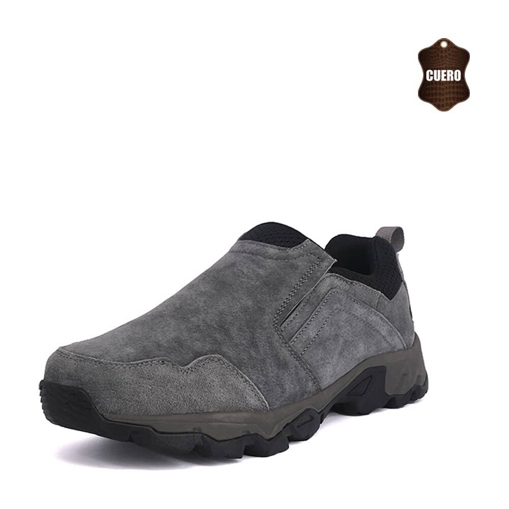 Mocasin De Cuero Tethys Gris London Adixt image number 0.0