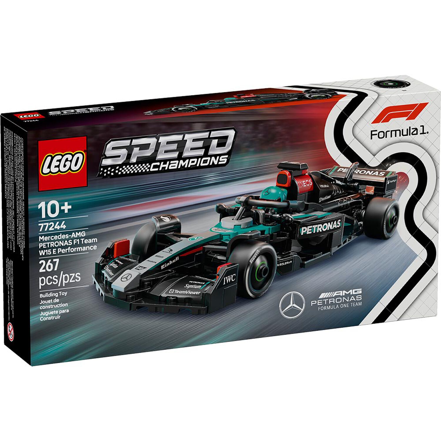 Lego Speed Champions - Auto De Carreras Mercedes-amg F1 W15 - 77244 image number 10.0