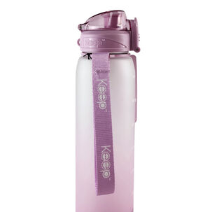 Botella Keep Agua 1 Litro Deportes Outdoor Marcador Ml Lila