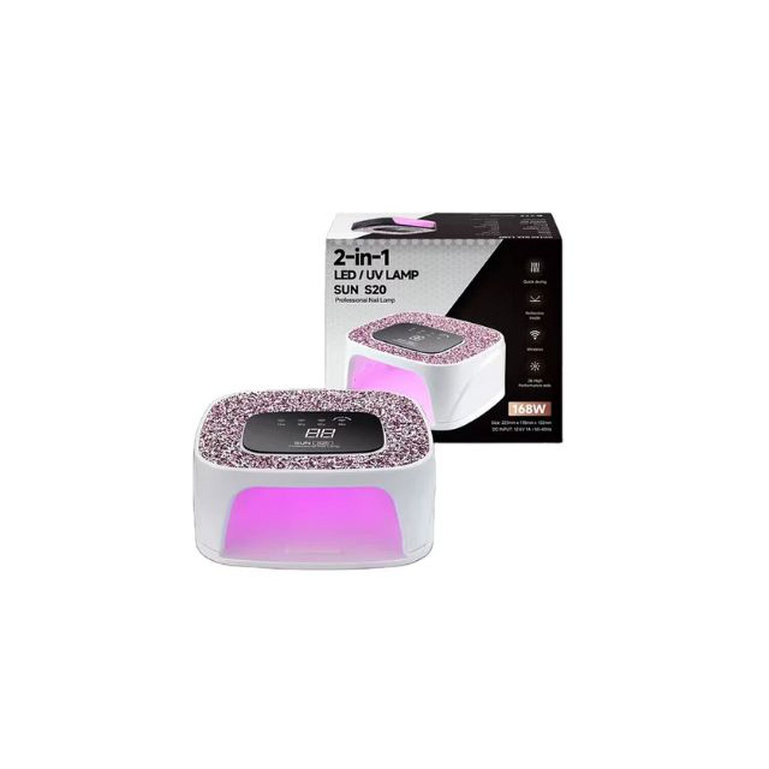 L&aacute;mpara De U&ntilde;as De 168 W, Luz Uv image number 7.0