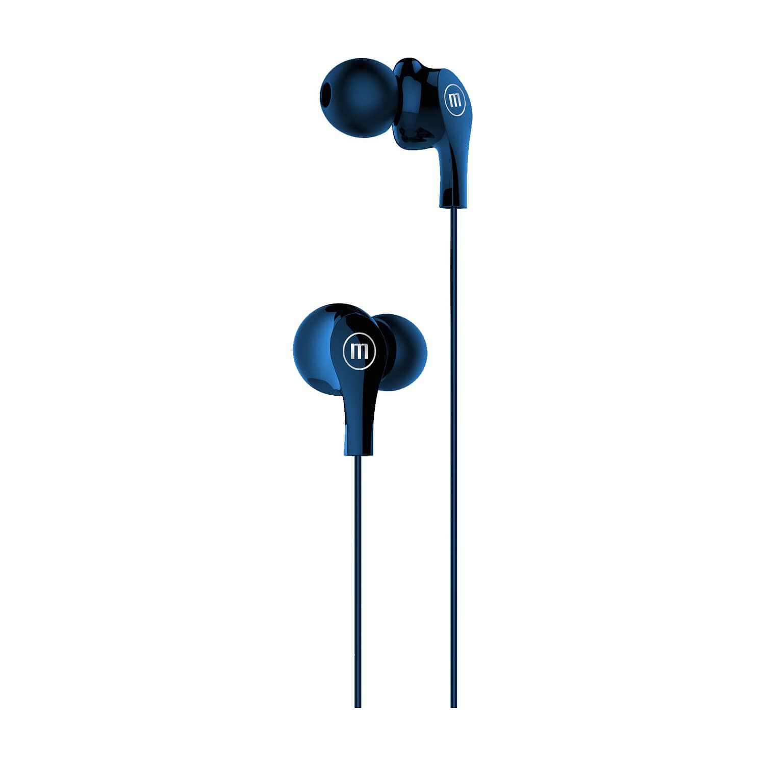 Aud&iacute;fonos Maxell In Ear Est&eacute;reo Con Microfono Azul image number 1.0