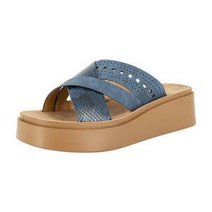 Sandalia Plataforma Farga Azul Alquimia