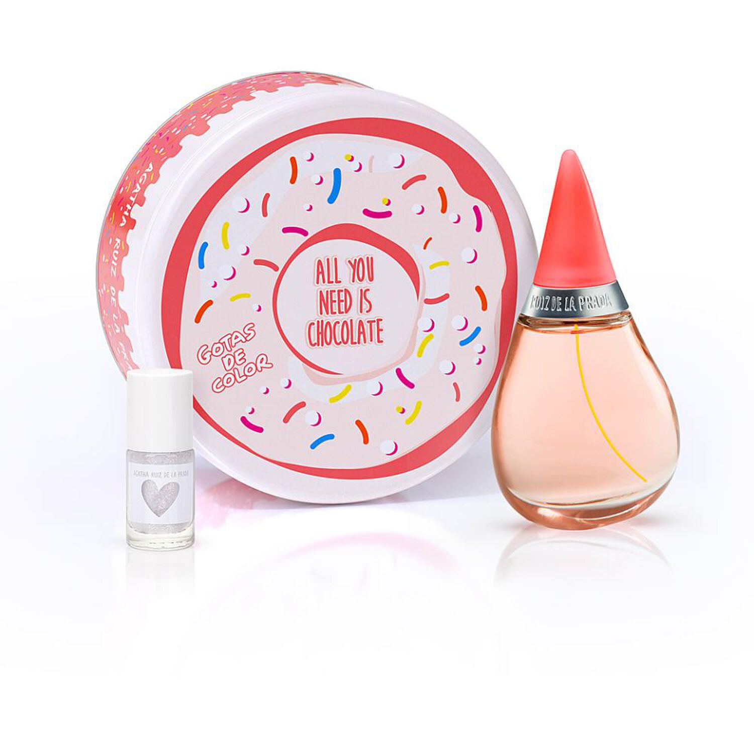 Set De Perfumer&iacute;a Mujer Gotas De Color Agatha Ruiz De La Prada / 100 Ml / Eau De Toilette + Nail Glitter image number 0.0