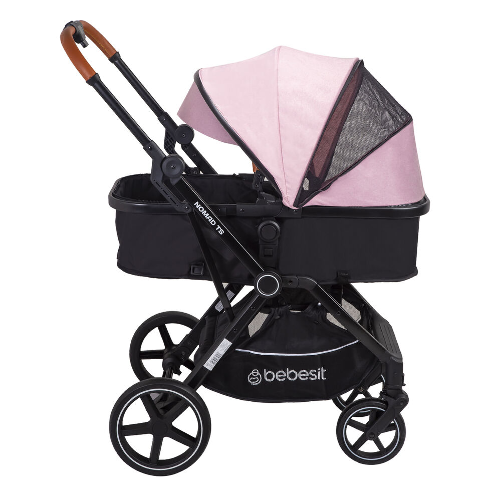 Coche Cuna Travel System Nomad Rosa Bebesit image number 5.0