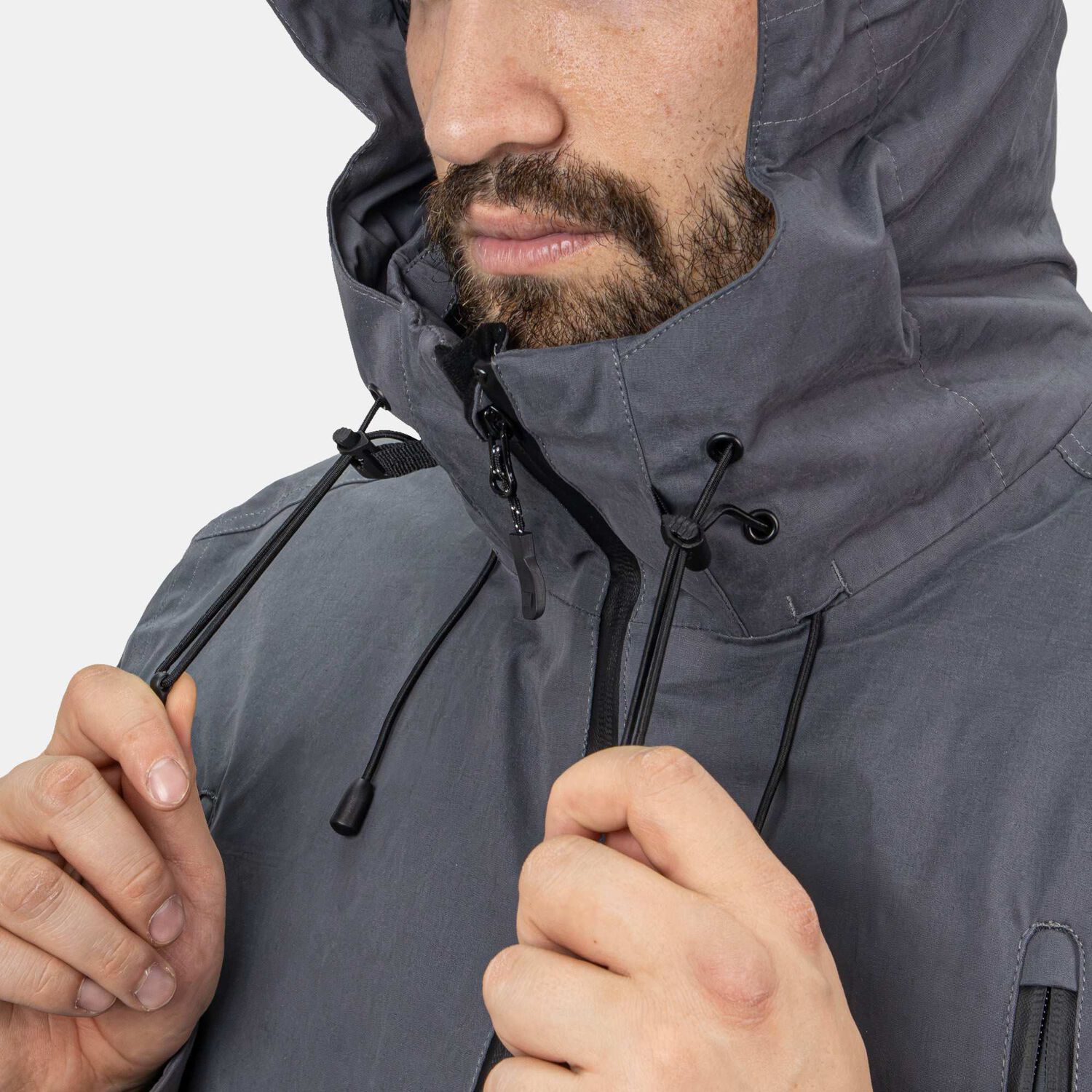 Parka Impermeable Hw Vail Gris image number 5.0