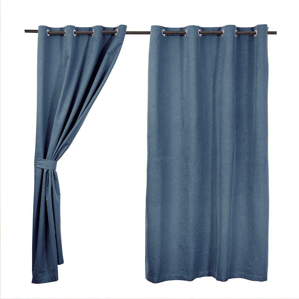 Set Cort. Blackout Arg 140x220 Cms Azul image number 0.0