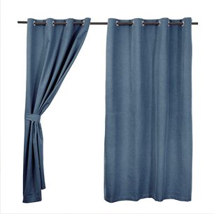 Set Cort. Blackout Arg 140x220 Cms Azul