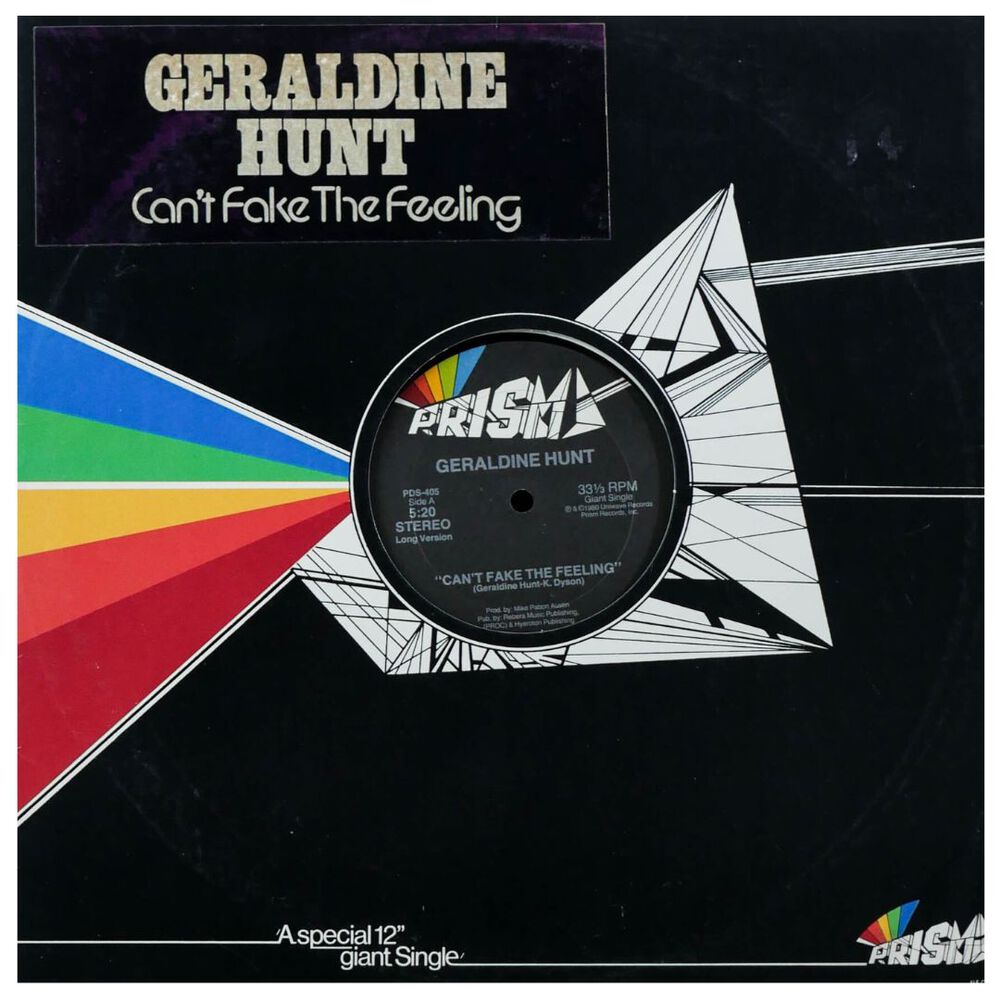 Geraldine Hunt - Can't Fake The Feeeling | 12" Maxi Single Usado image number 0.0