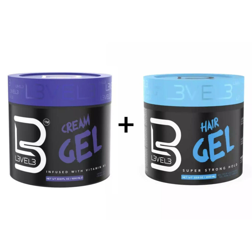 Combo Cream Gel + Hair Gel Super Strong Hold 1000ml Level3 image number 0.0