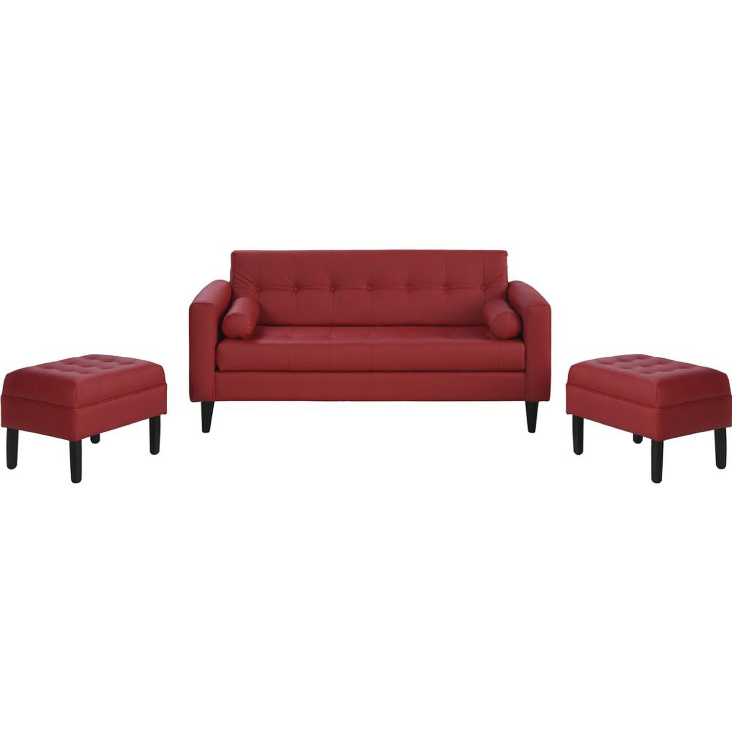 Sof&aacute; Bodevir Retro / 3 Cuerpos + 2 Pouf image number 3.0