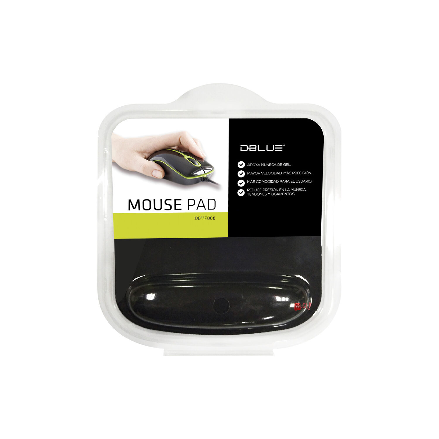 Mouse Pad Con Apoya Mu&ntilde;eca Gel - Ps image number 2.0