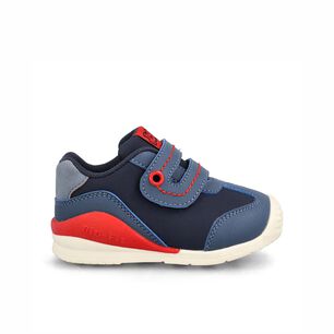 Zapatilla Ni&ntilde;o Bubblegummers Bio Fit Azul-rojo