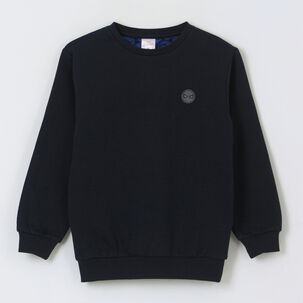 Poler&oacute;n Escolar Cerrado Ni&ntilde;o Spiderman Azul Marino Marvel