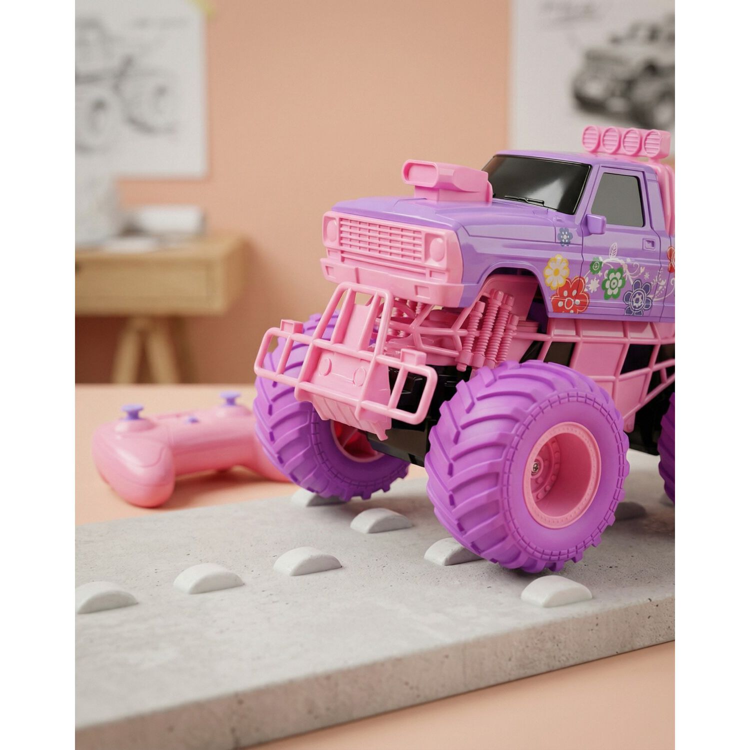 Auto Camioneta 4x4 Rally Control Remoto Todo Terreno Juguete image number 32.0