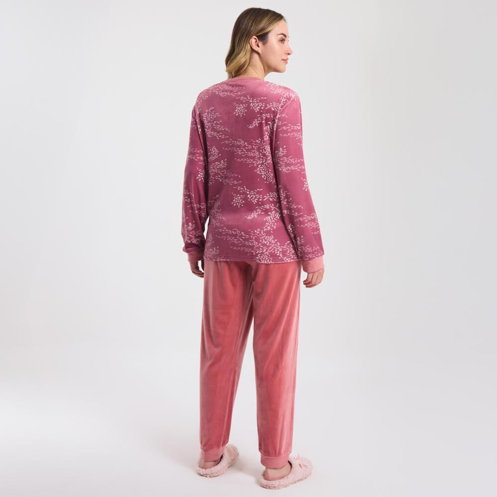 Pijama Manga Larga Mujer Lesage image number 3.0