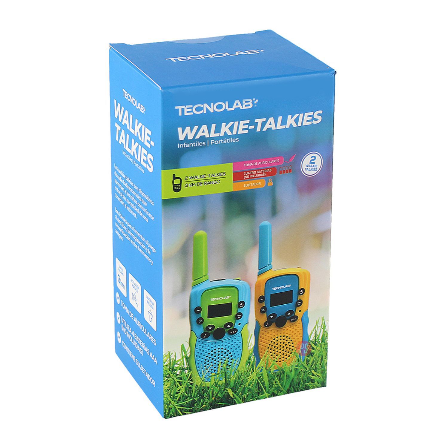 Pack 2 Walkie Talkie Ni&ntilde;os 22 Canales Colores - Ps image number 5.0
