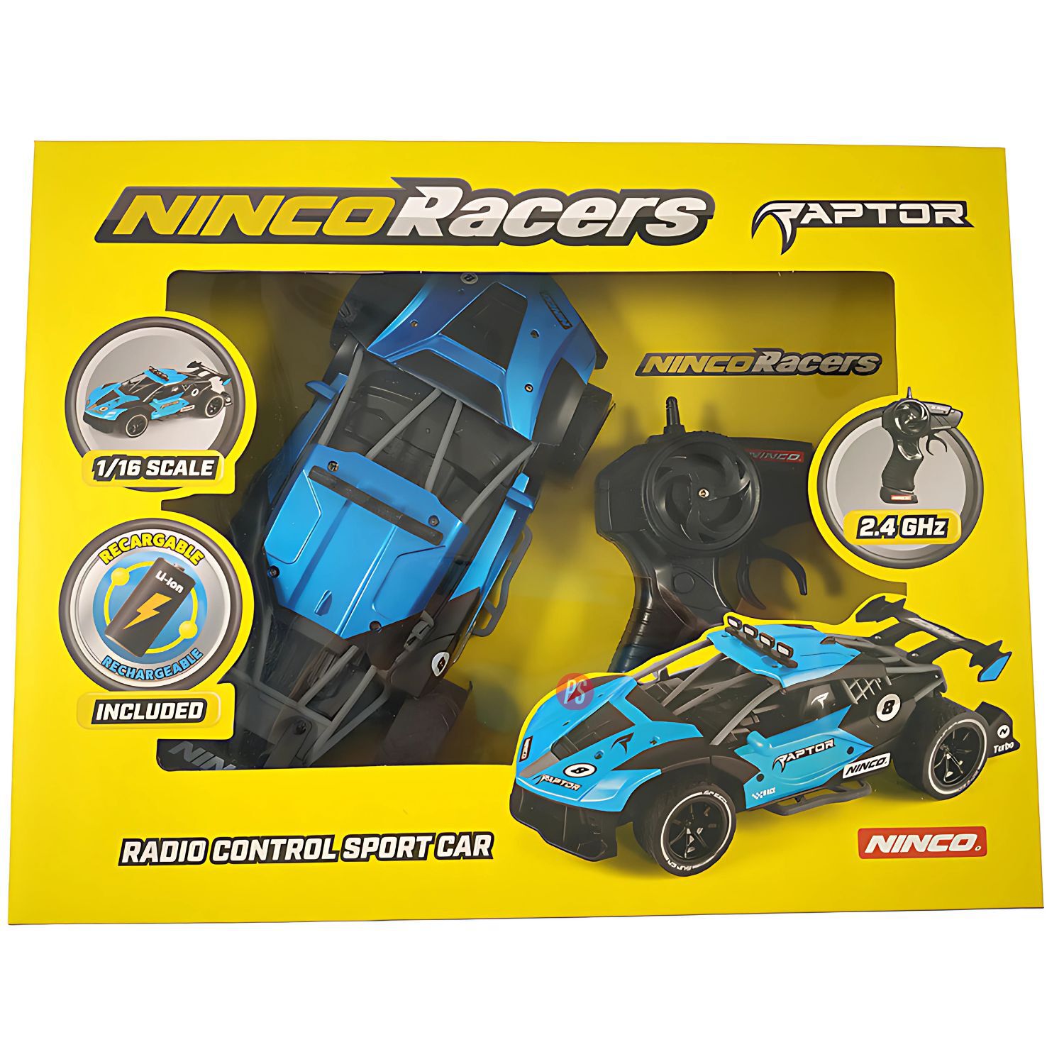 Auto Rc Modelo Raptor 1/16 25x12x7cm Con Bater&iacute;a - Ps image number 4.0