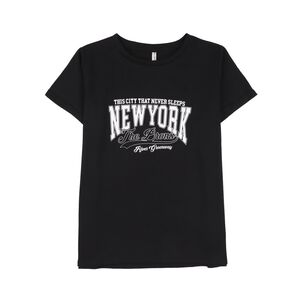 Polera Estampada Manga Corta Cuello Redondo Mujer Freedom