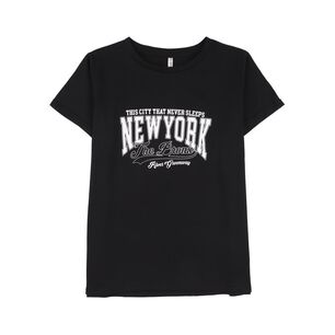 Polera Estampada Manga Corta Cuello Redondo Mujer Freedom