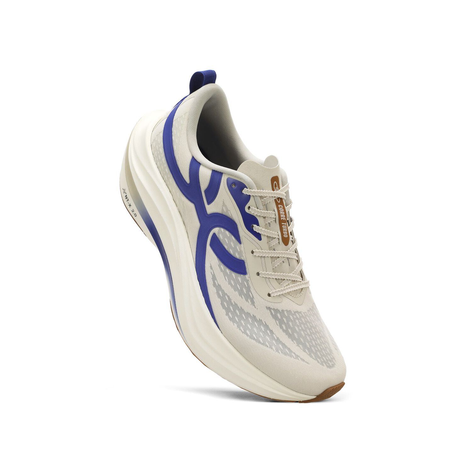 Zapatilla Running Hombre Corre Turbo Azul/blanco image number 1.0