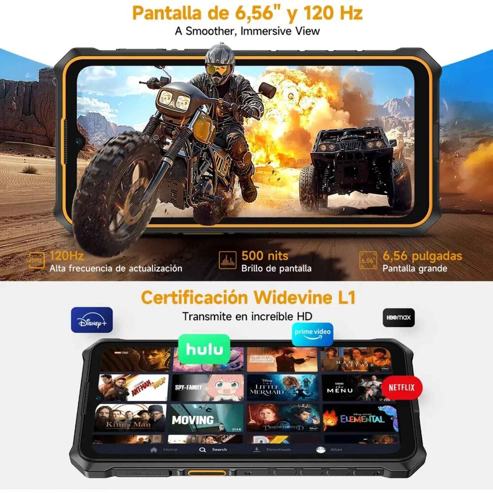 Ulefone Rugking 3 Pro Rugerizado Android 15 Resistente Agua image number 6.0