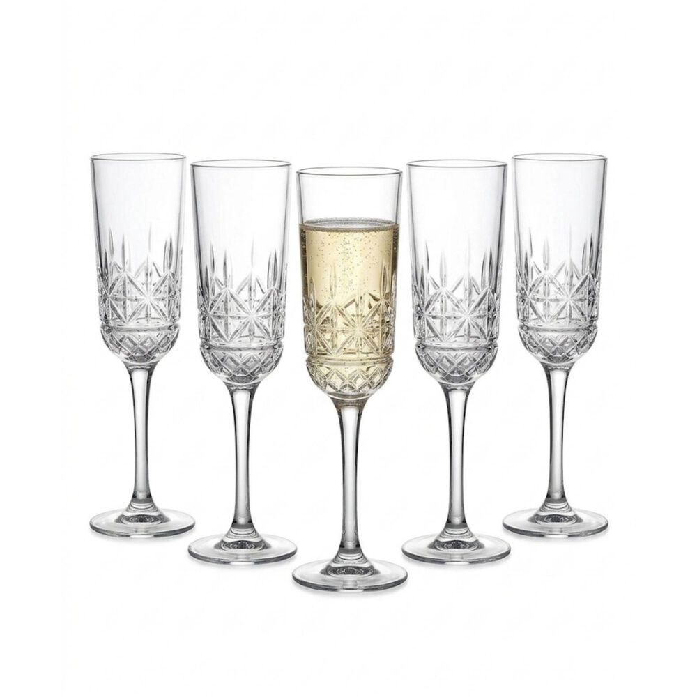 Set 6 Copas Espumante Talladas 180 Ml image number 0.0