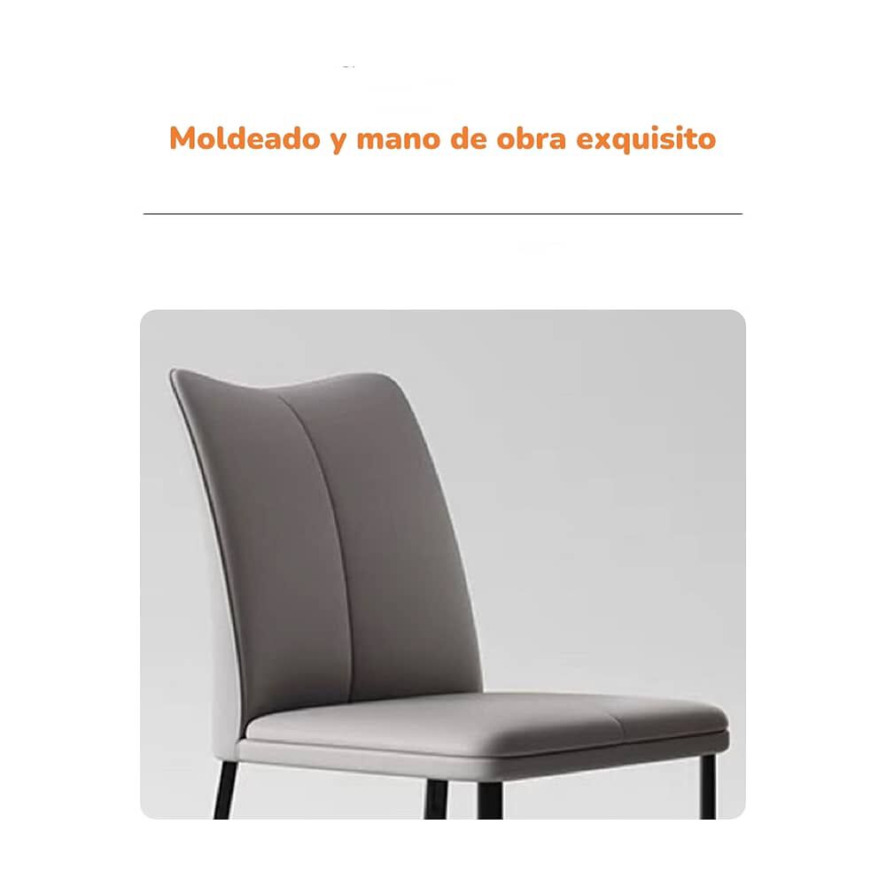 Pack 2 Sillas De Comedor Gris Seek By Lubabycas image number 3.0
