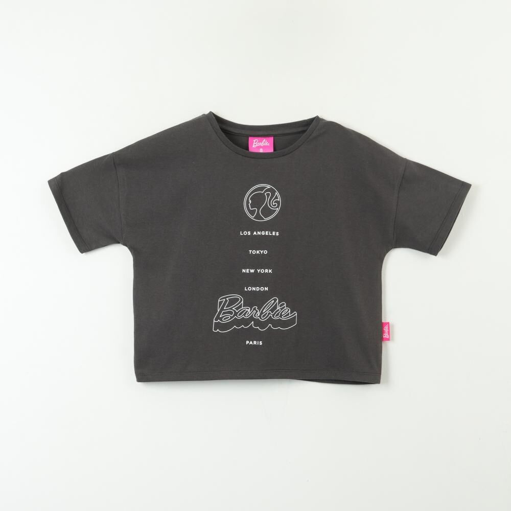 Polera Mc Niña Texto Manga Barbie image number 0.0