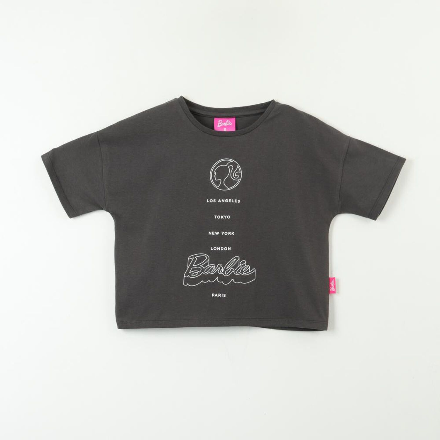 Polera Mc Ni&ntilde;a Texto Manga Barbie image number 0.0
