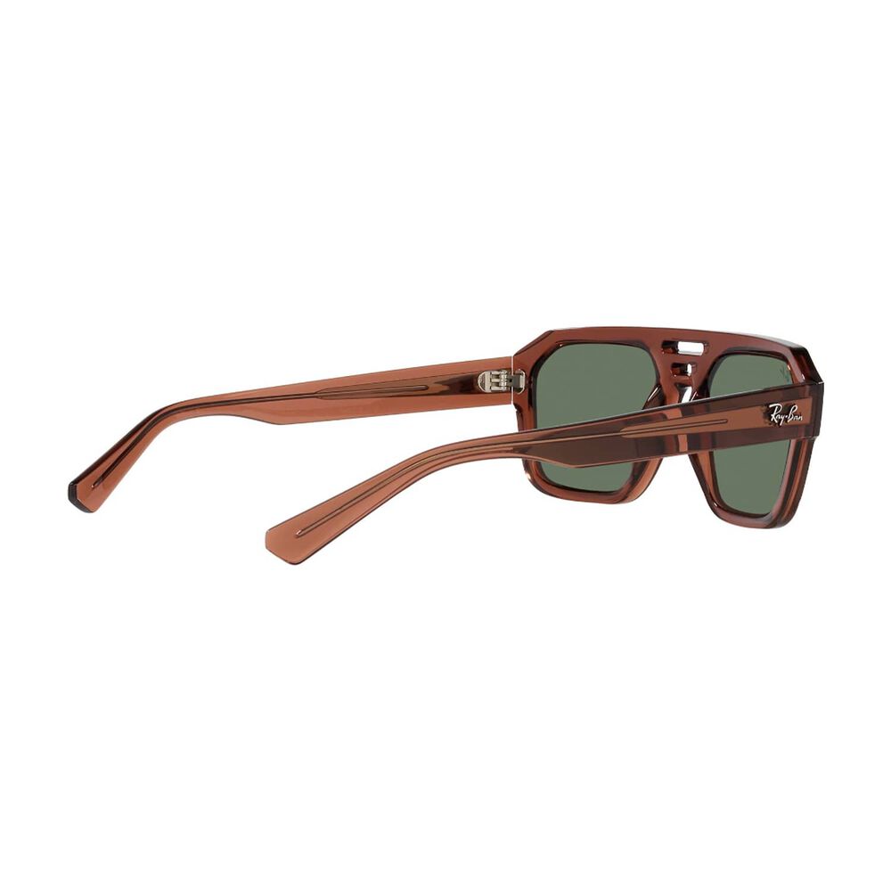 Lentes De Sol Corrigan Transparent Brown Bio-based Sustentable Ray-ban image number 8.0
