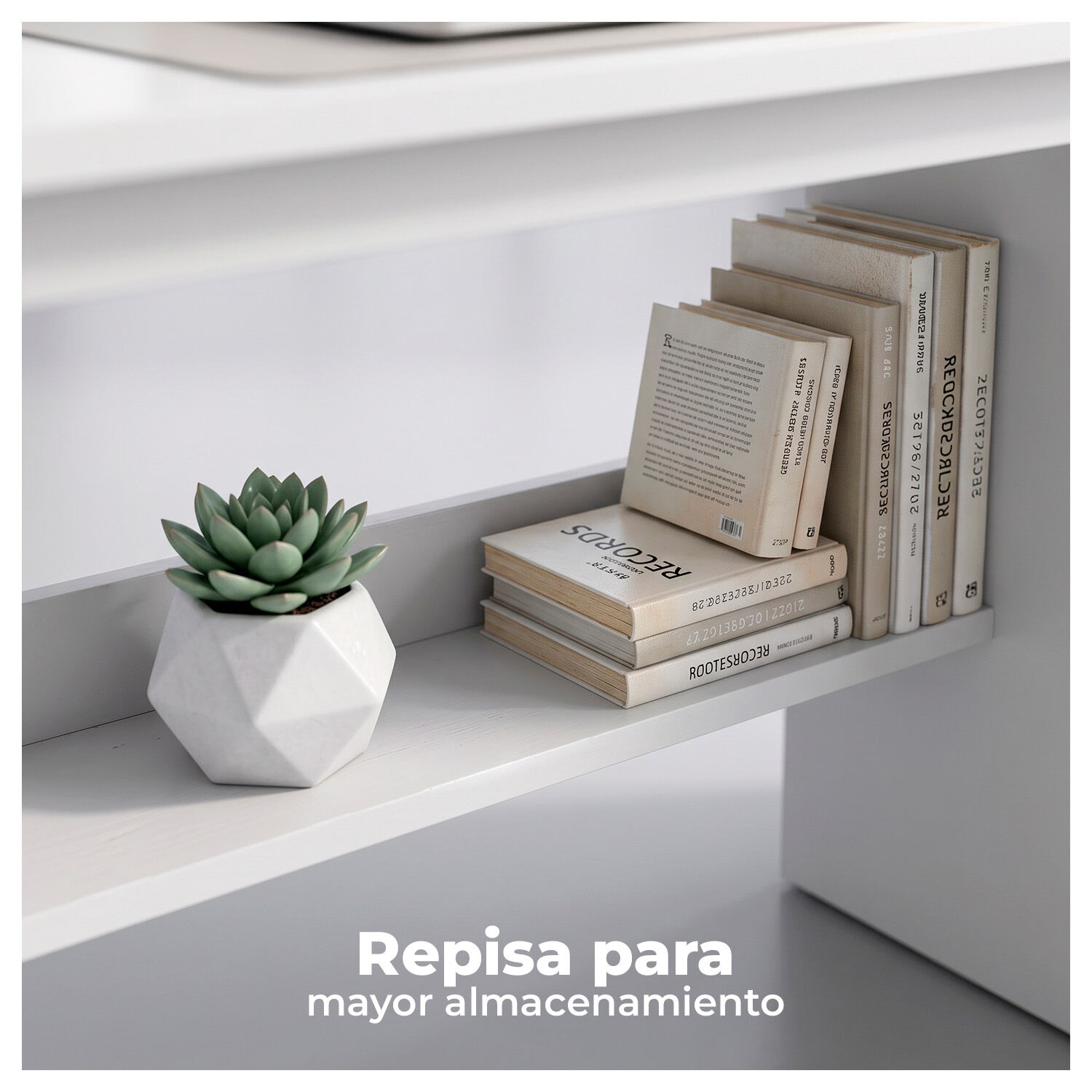 Escritorio 100cm Home Office Con Cajones Puerta Y Gabinete image number 4.0