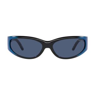 Lentes De Sol Catfish Negro Gradiente Y Azul Mate Sustentable Arnette