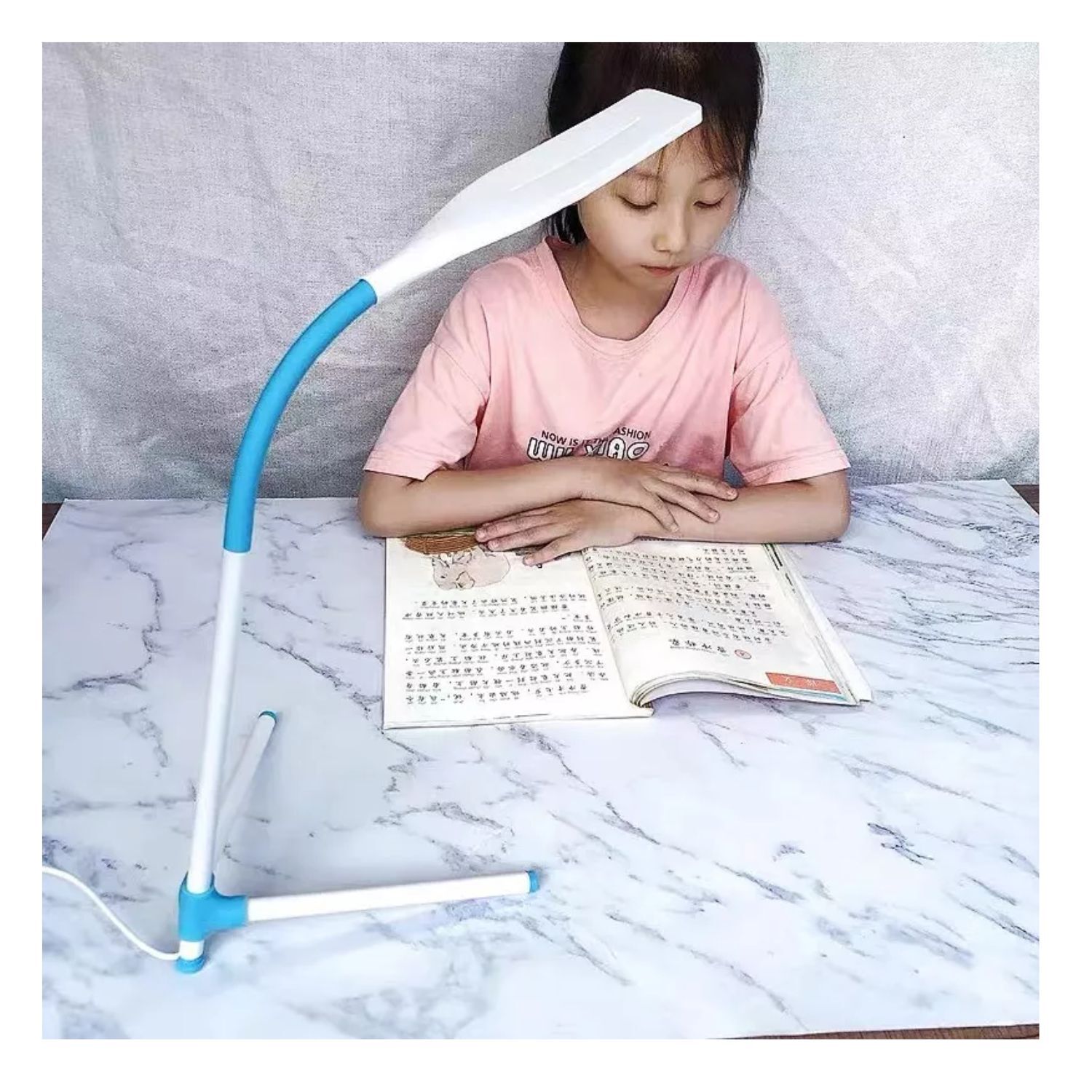 L&aacute;mpara De Escritorio Led Flexible Usb Port&aacute;til Base Luces image number 2.0