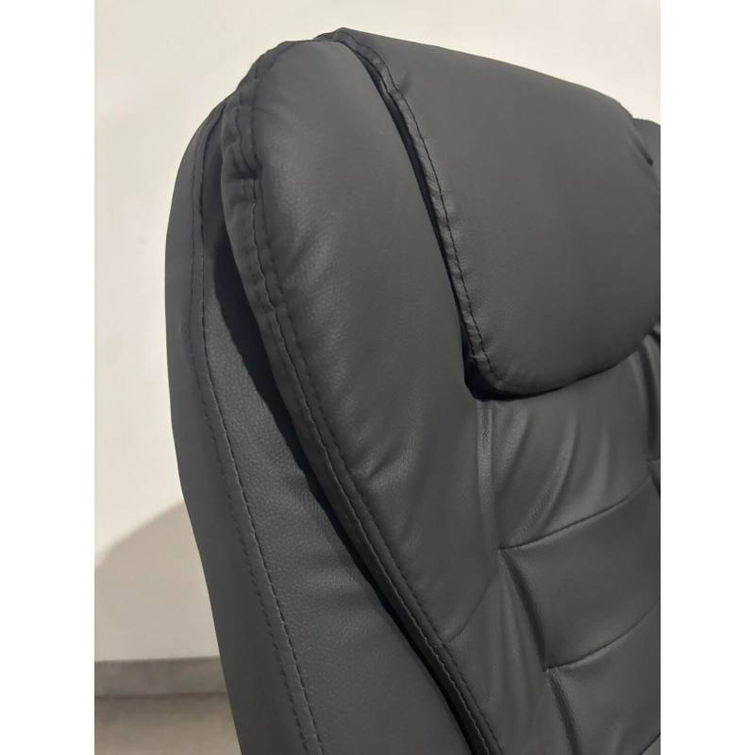 Silla Escritorio Rex Ecocuero Negro Ergon&oacute;mica Altura Ajustable image number 2.0