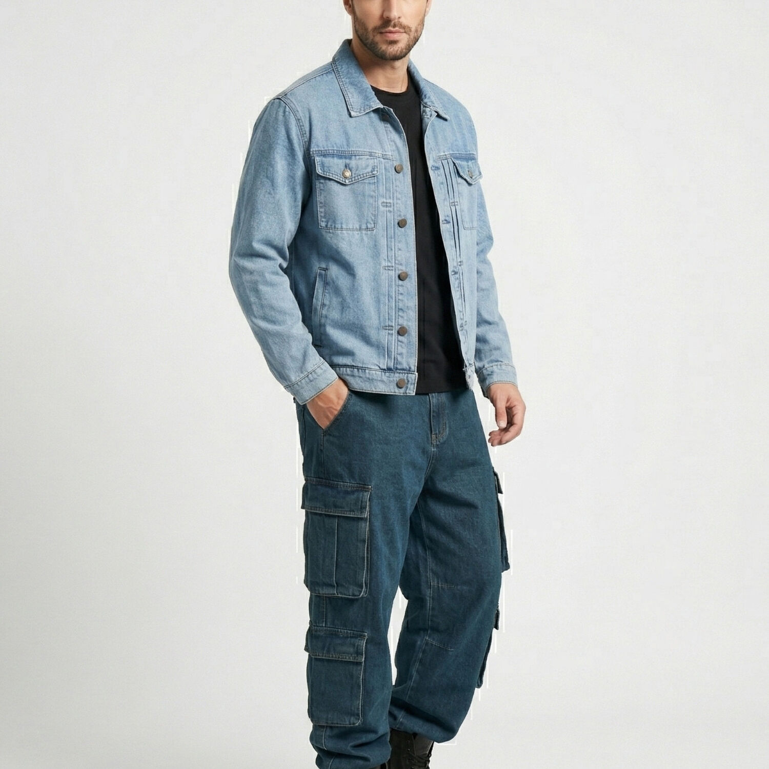 Chaqueta Mezclilla New French Hombre image number 1.0