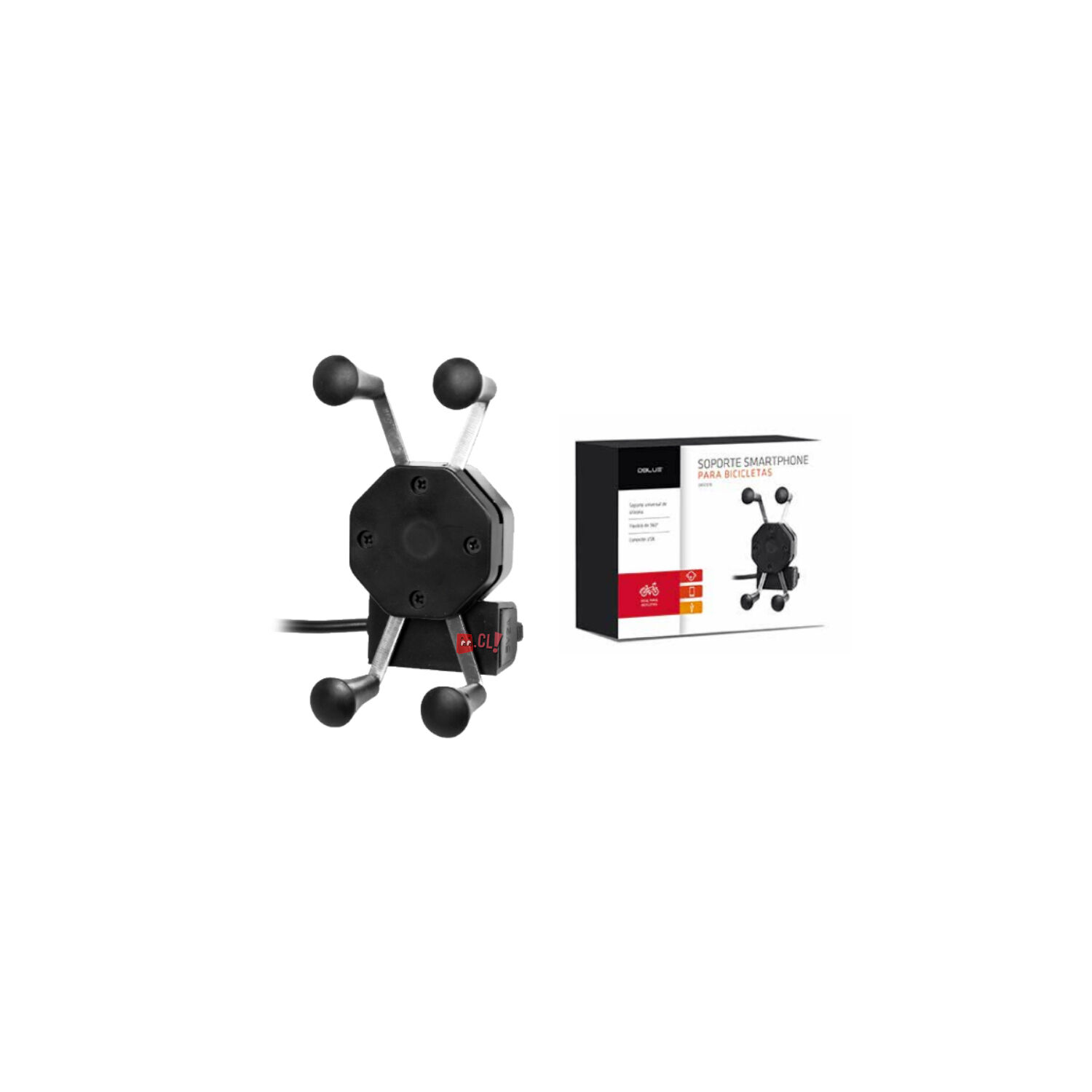Soporte Celular Con Usb Para Scooter El&eacute;ctrico - Ps image number 3.0