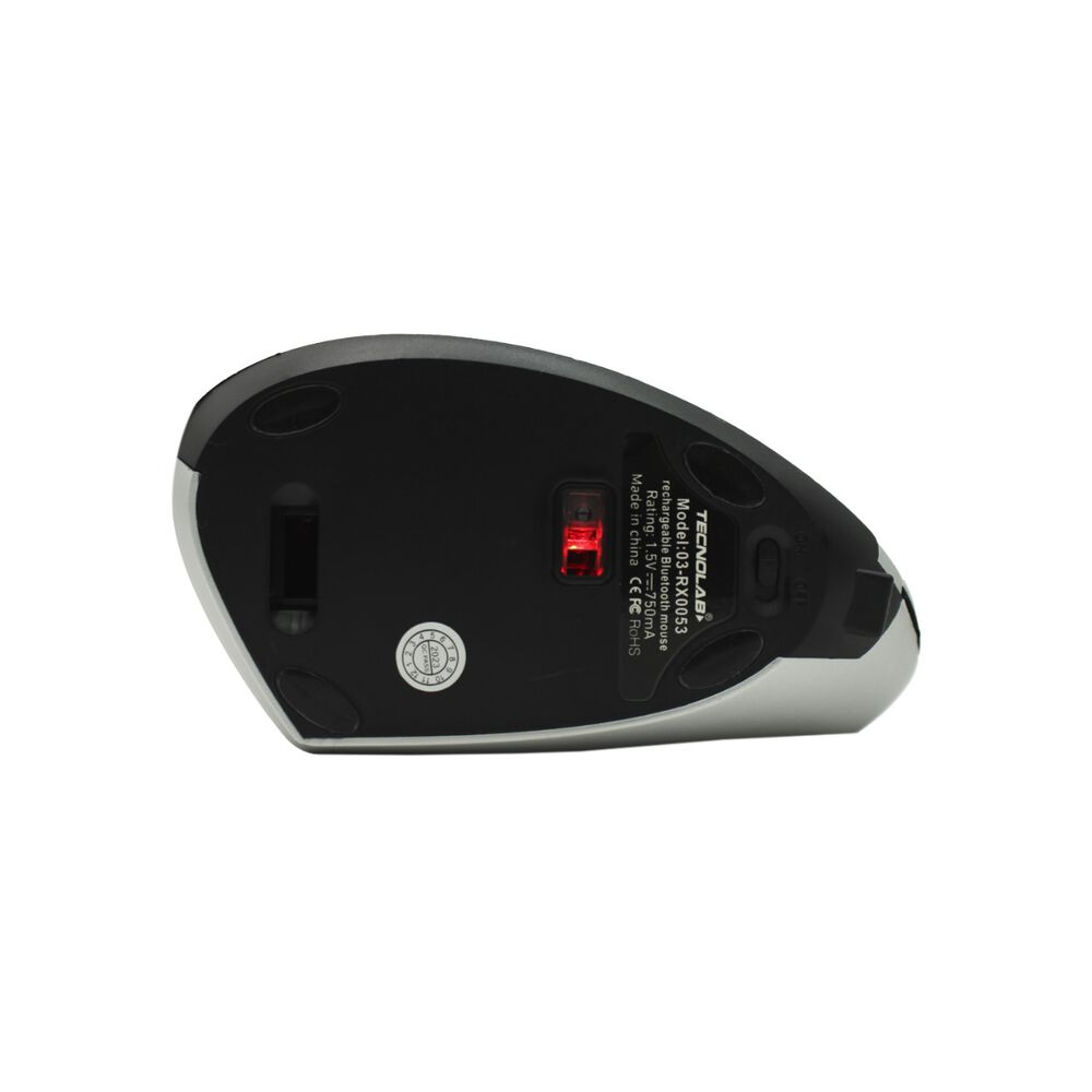 Mouse Vertical Ergonómico Inalámbrico Bt Recargable Gris image number 3.0
