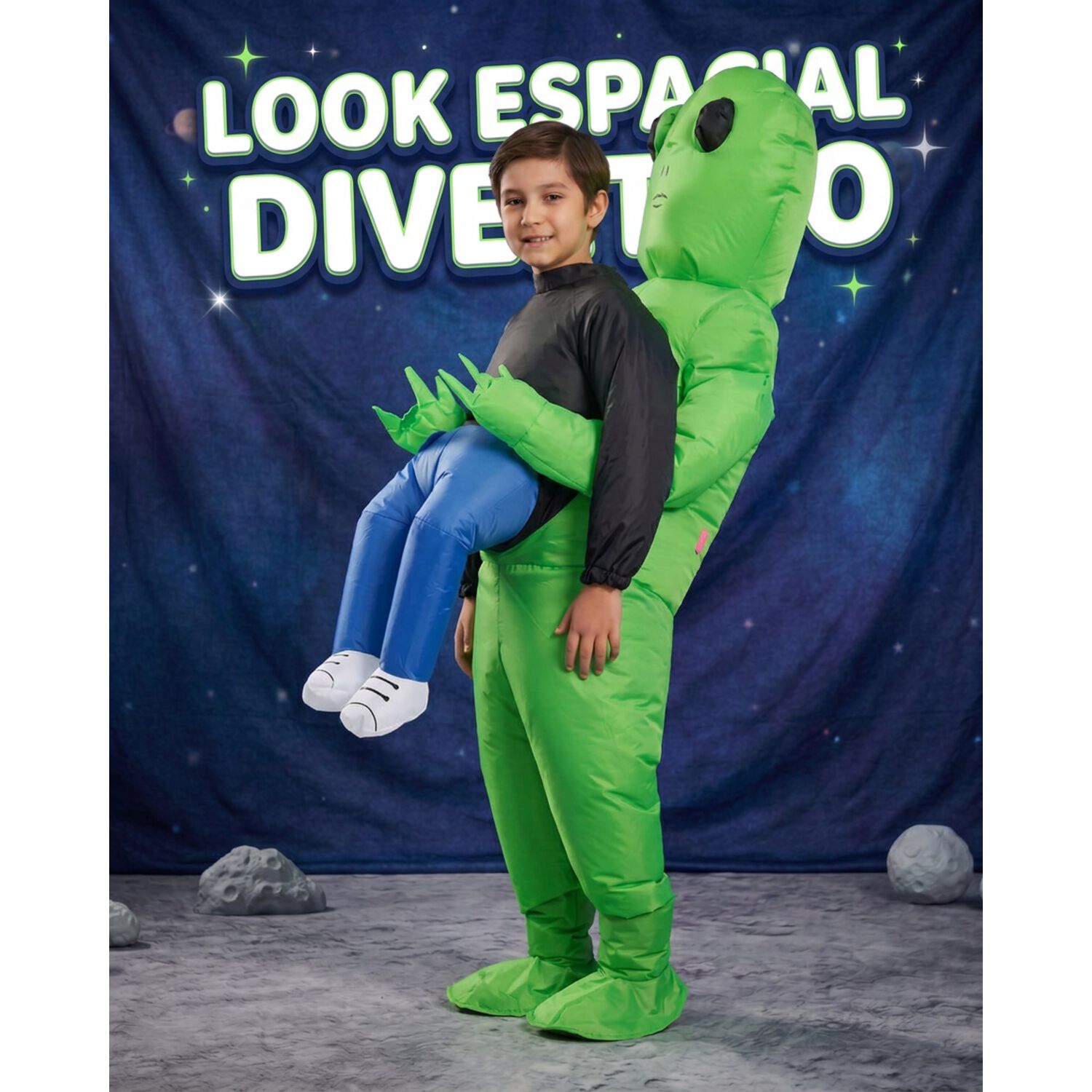 Disfraz Inflable Marciano Para Ni&ntilde;os image number 1.0