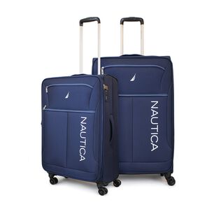 Pack 2 Maletas Blandas M+l Nautica Valencia 20kg Y 23kg Azul