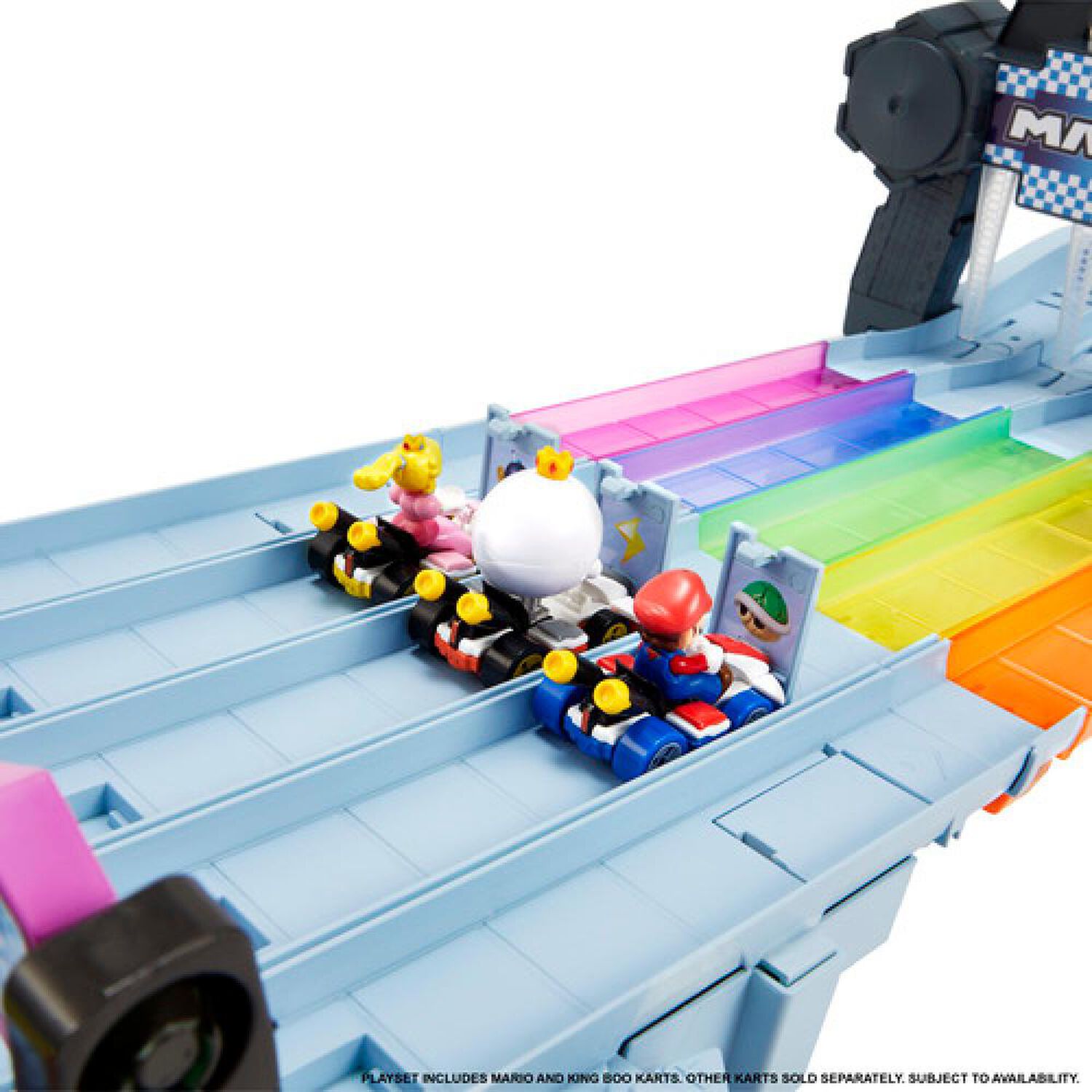 Autopista Hotwheels Gxx41 Hw Mario Kart Rainbow Road image number 5.0