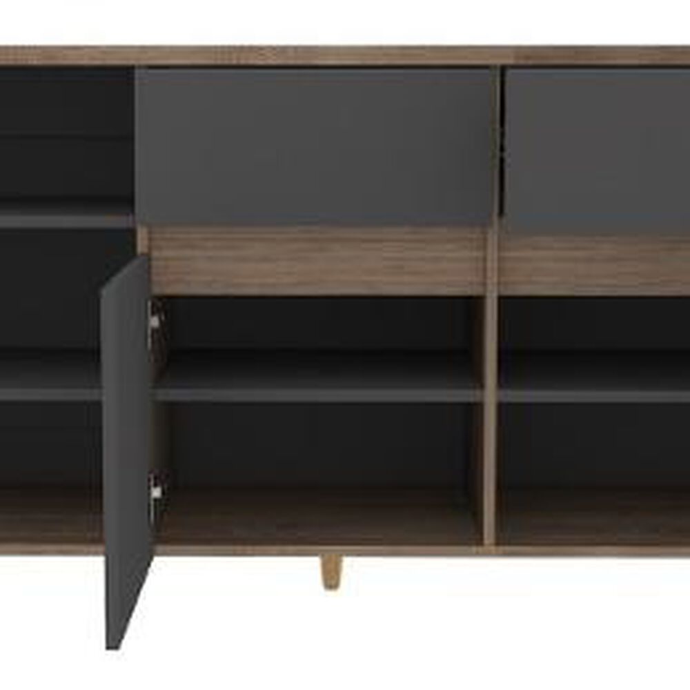 Bife Salem -miel / Plomo 78x140x42cm. Tuhome image number 3.0