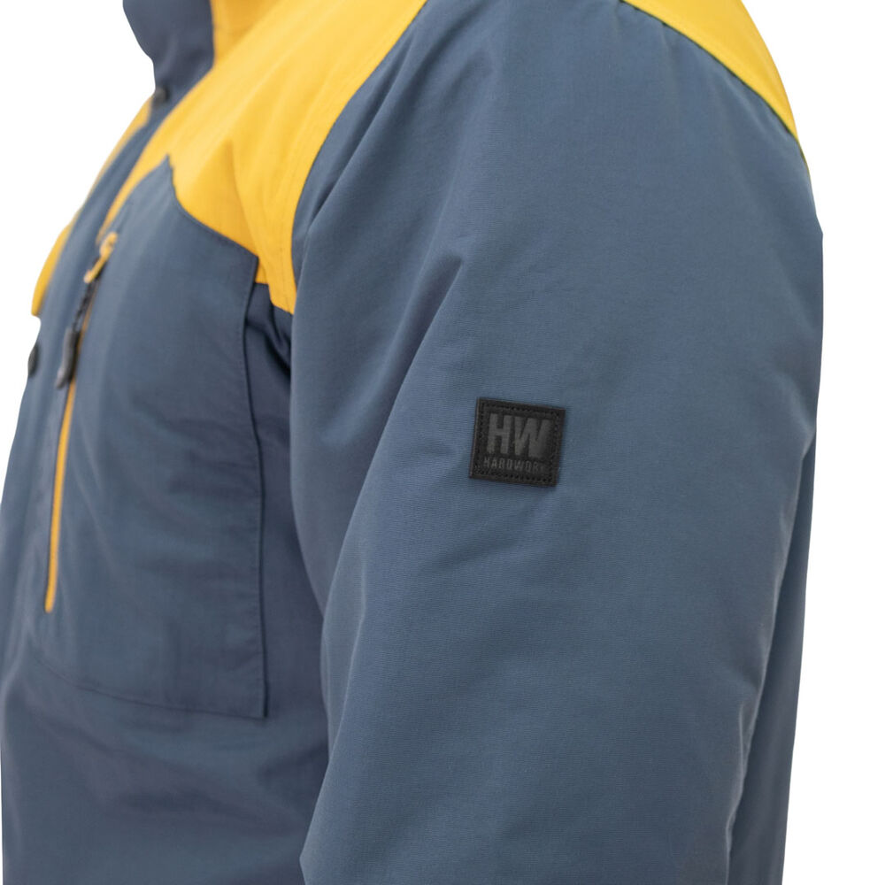 Parka Hw Kodiak Azul Mostaza image number 4.0