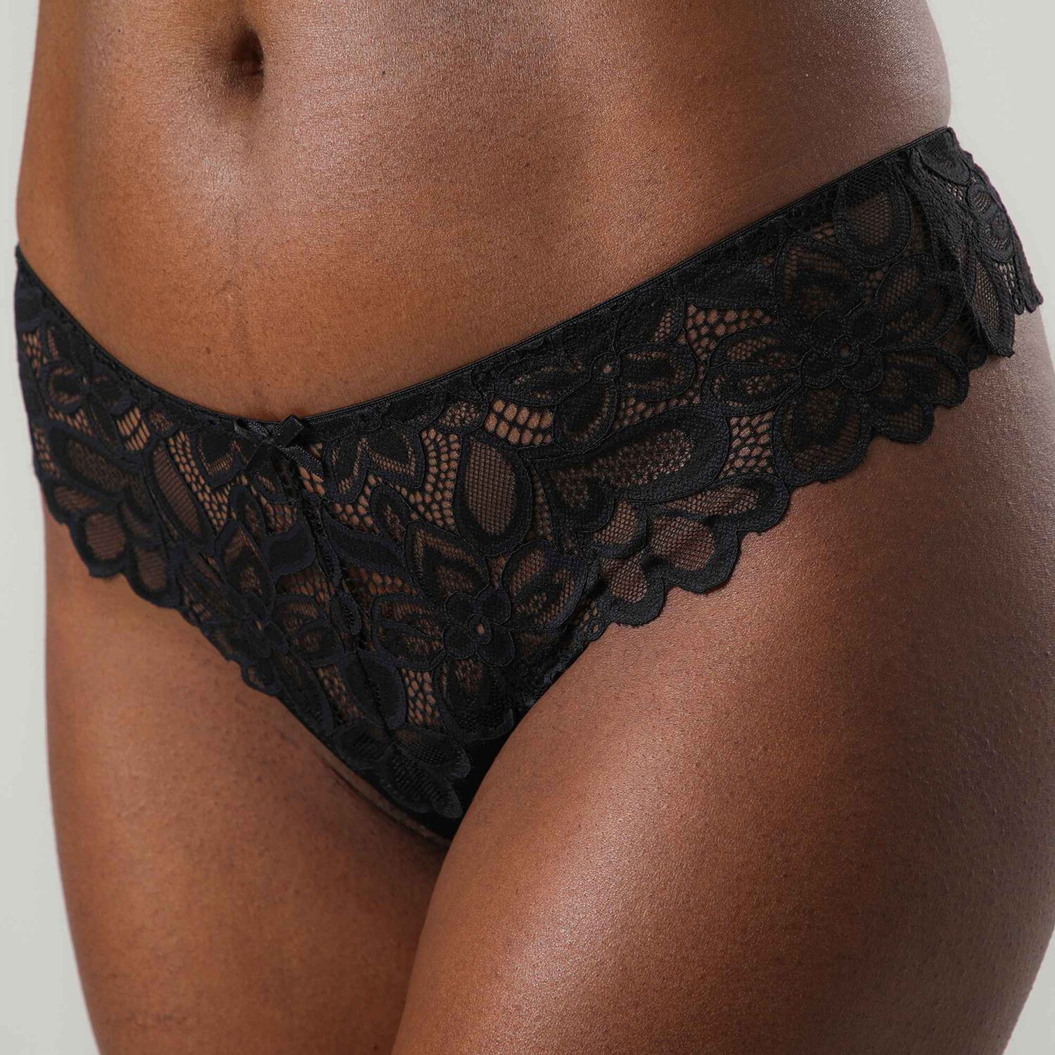 Colaless Lycra Y Encaje Flor Flores 13505-2 image number 2.0