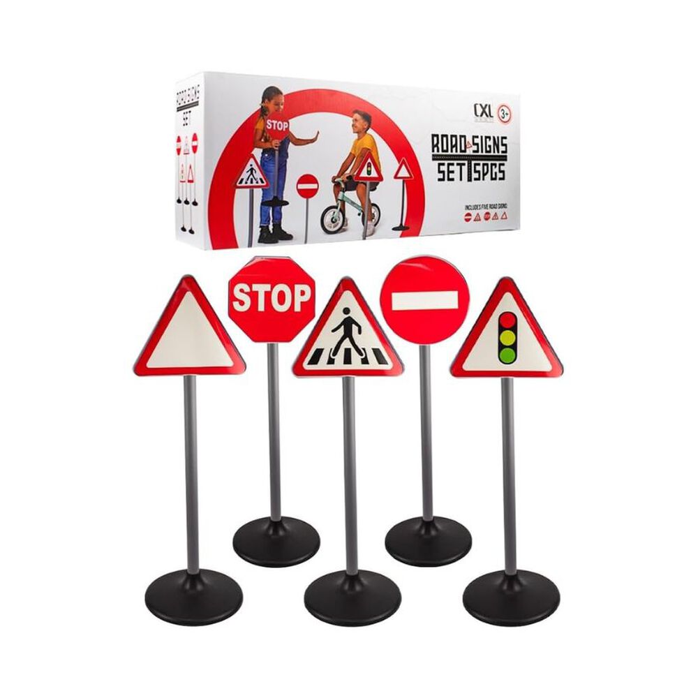 Se&ntilde;ales De Tr&aacute;fico 5 Piezas Para Ni&ntilde;os 70 Cm image number 4.0