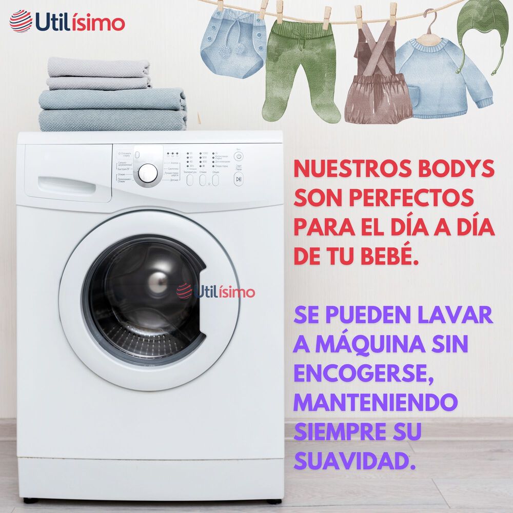 Pack 5 Bodys Ni&ntilde;o Manga Larga Tedmimak 100% Algod&oacute;n Safari Adventure image number 4.0