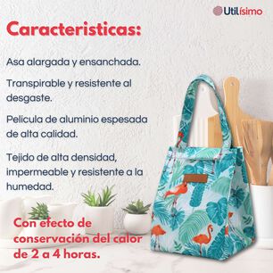 Lonchera T&eacute;rmica Estampada Port&aacute;til De Mano Picnic