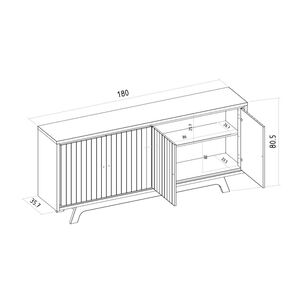 Buffet Vekkahome Brise / 4 Puertas