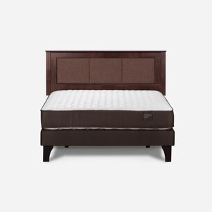Cama Europea Rosen Ergo T / 2 Plazas / Base Normal + Respaldo Rachel